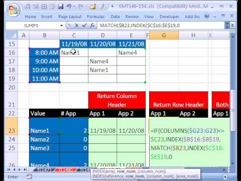 Excel Sihir Numarası #149.5: Ters 2 Yönlü Araması W Çoğaltır