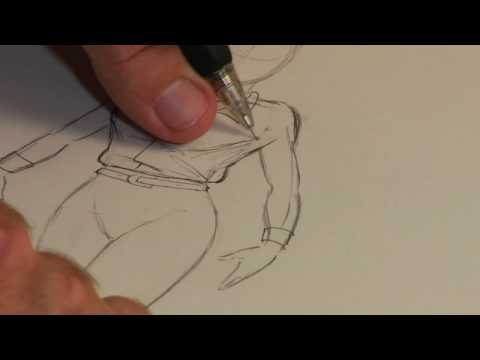 Kumaş Kıvrımları Çizmek İçin Nasıl Çizim Dersleri : 