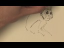 Başlıklı Maymun Çizmek İçin Çizim Ve İllüstrasyon :  Resim 4