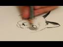 Renkli Conte Boya Kalemi Siyam Kedi Bir Portre Çizmek İçin Nasıl Çizim Dersleri :  Resim 3
