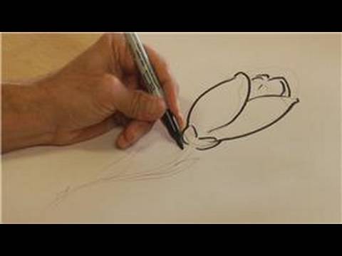 Bir Lale Çizmek İçin Çizim Ve İpuçları Örnek : 
