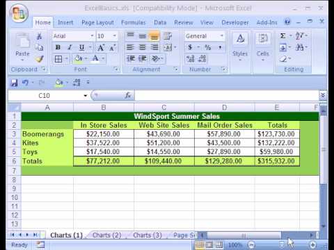 Excel Temel #16: Grafik Temelleri - Excel Grafikleri Resim 1