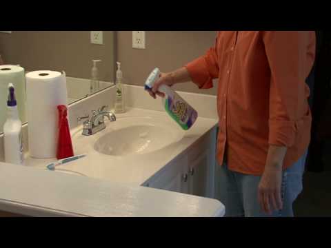 Porselen Bir Lavabo Temizlemek İçin Nasıl Banyo Temizliği İpuçları :  Resim 1