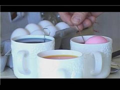 Paskalya Yumurtası Ölüyor : Nasıl Gıda Boyaları İle Paskalya Yumurtaları Renk 