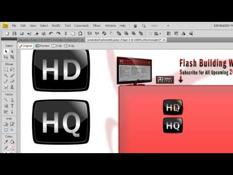 Nasıl Youtube Hd Ve Hq Web Grafik - Fireworks Cs4 Video Eğitimi Yapmak Resim 1