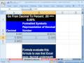 Excel Busn Matematik 22: Ondalık Sayı Ve Kesir Dönüştürmek İçin Yüzde