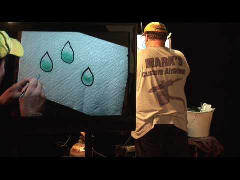 Yt-Airbrush Sanat İpuçları: Airbrushing Su Damlacıkları