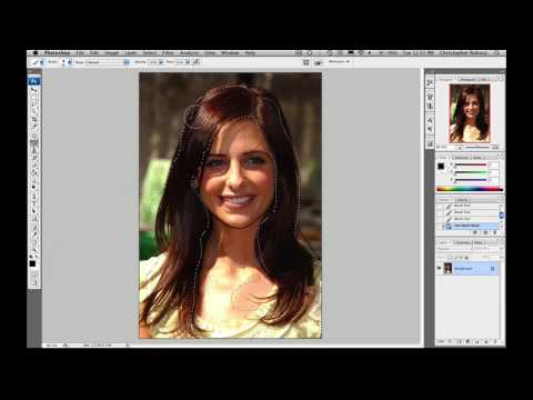 Yt - Photoshop Eğitimi: Değiştirme Saç Rengi: Esmer Sarışın Photoshop Cs3 Eğitimi İçin