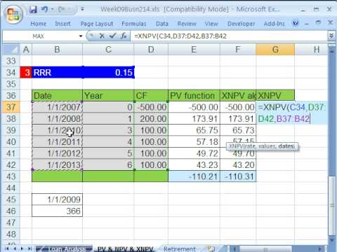 Highline Excel Sınıf 50: Değer Kıymet: Bd Nbd Ve Anbd İşlevi