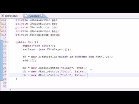 Java Programlama Eğitimi - 66 - Jradiobutton