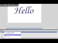 Adobe Flash Öğretici Bir Yazı Efekti Oluşturma- Resim 4