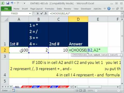 Excel Büyü Hüner 481: Kullanımı Açılır Seçim İşlevi Formüldeki İşleç Değiştir