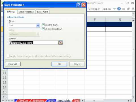 Excel Büyü Hüner 509: Düşeyara Dinamik Tablo Adlandırma Kullanarak Tablo İle