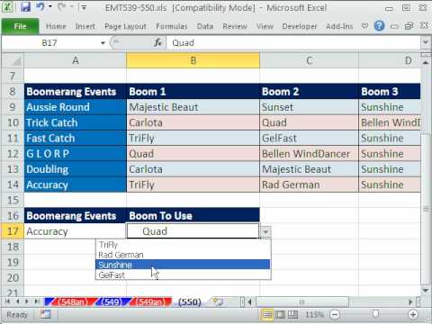 Excel Sihir Numarası 550: Veri Doğrulama Listesi 2 Veri Doğrulama Listesi Bağımlı Dv Üzerinde Dayalı Açılır Resim 1