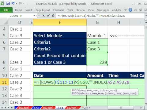 Excel Sihir Numarası 574: Veri Kategorileri Olan Ölçütleri Filtre Uygulama Dizi Formülü Resim 1