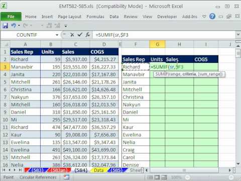 Excel Sihir Numarası 584: Dinamik Sıra Düzenli Veri Aktarımları İçine Çok İyi Olmak İçin Ofset Ve Tanımlanan Adlar Resim 1