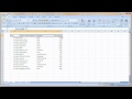 Girme Ve Excel'deki Verileri Biçimlendirme