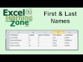 Mıcrosoft Excel Eğitimi: Metin Dizeleri Kırma (İlk Ve Son Adı)