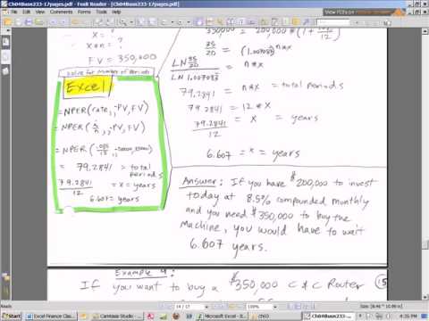 Excel Ekonomi Sınıfı 23: Bd, Gd Ve Dönem Oranı Öğrenince Dönemi Toplam Sayısı İçin Çözmek Resim 1