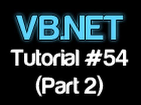 Vb.net Öğretici 54 - Regex (Bölüm 2) (Visual Basic 2008/2010)