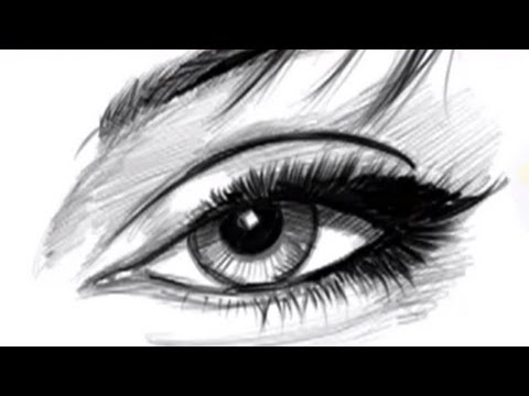 Çizim Ders: Çizim Gözleri Çizmek İçin Nasıl - Hız