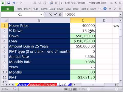Excel Büyü Hüner 738: Hedef Arama, Borç Ödeme, Nakit Akışı Ve Balon Ödeme İçin Devresel_Ödeme İşlevi