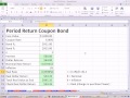 Excel Ekonomi Sınıfı 91: (Nominal Holding), Dönem Gerçek Ve Kupon Bond İçin Doları Döndürür Resim 4