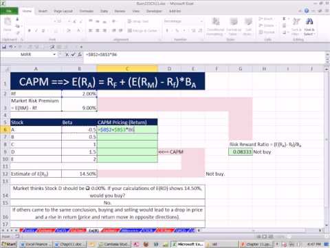 Excel Ekonomi Sınıfı 111: Treynor Endeksi Ve Capm Resim 1