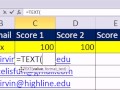 Office 2010 Sınıf 50: Word Mektup Adres Mektup Birleştirme W Excel Verilerini (Sayı Biçimi Sorun Metin İşlevini Düzeltme)