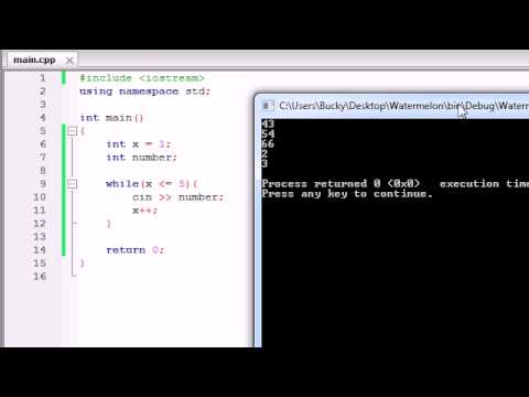 Buckys C++ Programlama Rehberler - 19 - Basit Bir Program Bir Döngü Kullanarak