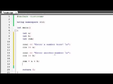 Buckys C++ Programlama Rehberler - 5 - Temel Bir Hesaplama Oluşturma