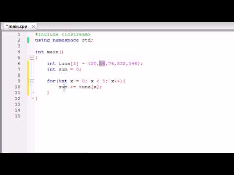 Buckys C++ Programlama Rehberler - 34 - Hesaplamalarda Dizileri Kullanma