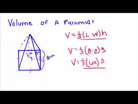 Bir Piramidin Hacmi Geometri - 62 - Giriş
