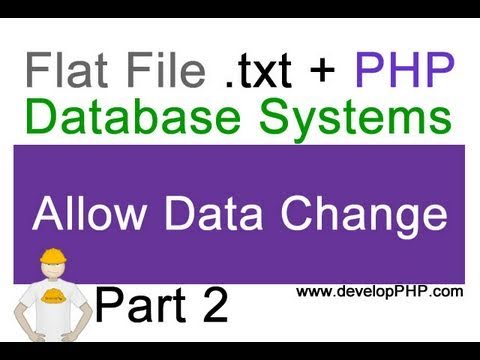 2. Düz .txt Dosya + Php Veritabanı Eğitmeni - Kullanıcı Veya İstemci Veri - Cms Değiştirmeye İzin Ver Resim 1