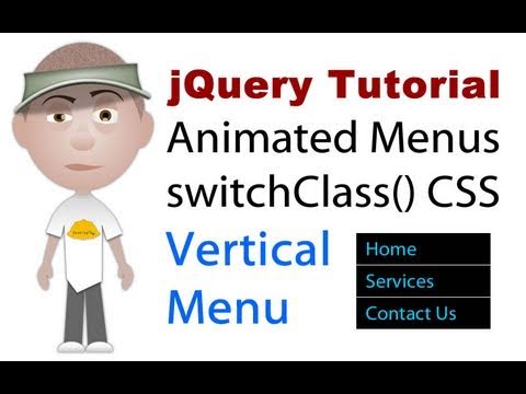 Jquery Öğretici: Switchclass Dikey Menü Animasyon Mouseenter Mouseleave Resim 1