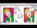 Roy Lichtenstein Tarzı Pop Art - Çizim [Illustrator Cs5] Oluşturmak