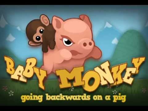 Bebek Maymun (Geriye Doğru Üzerinde A Domuz) - İphone Oyunu!