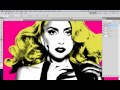Warhol - Lady Ga Ga Pop Art [Photoshop Cs5] Resim 4