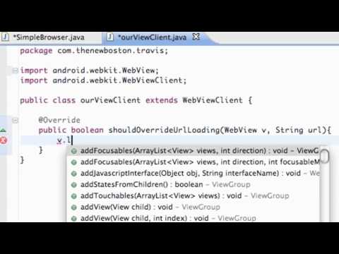 Android Uygulama Geliştirme Eğitimi - 91 - Webview İstemci Brower App İçin Ayarla. Resim 1
