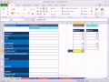 Excel 2010 İş Matematik 01: Excel Giriş: Kurdele, Qat, Çalışma, Çalışma Kitapları, Hesaplamalar Resim 3