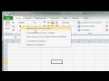 Microsoft Excel 2010 Öğretici - Bölüm 03 12 - Excel Arabirim 3