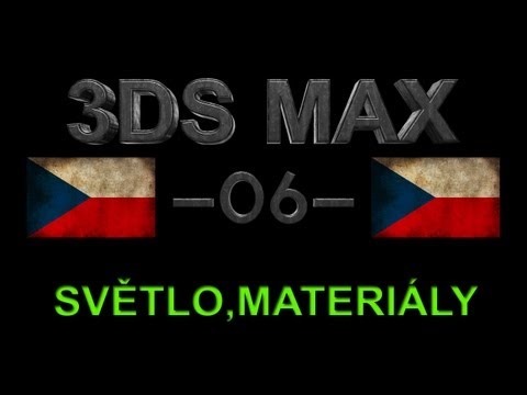 Cztutorıál - 3Ds Max - Světlo, Malzeme Editörü