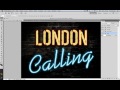Neon Tipografi Photoshop Tutorial - Londra Arama