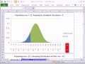 Excel 2010 İstatistik 65: Örnek Demek Xbar Ve Olasılık, Değil X Değerleri
