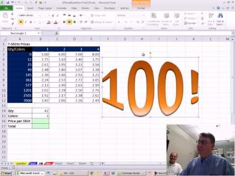 Bay Excel Ve Excelisfun Hüner 100: İki Şekilde Arama Formülü Ve Koşullu Biçimlendirme!