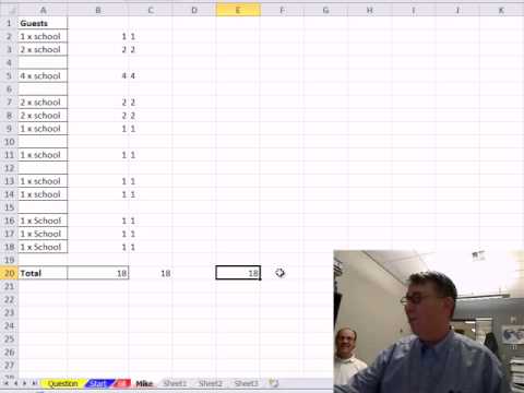 Bay Excel Ve Excelisfun Hile 101: Hücreleri Olduğunu İçeren Her İki Metin Ve Sayıları Gelen Sayıların Toplamını Alma Resim 1