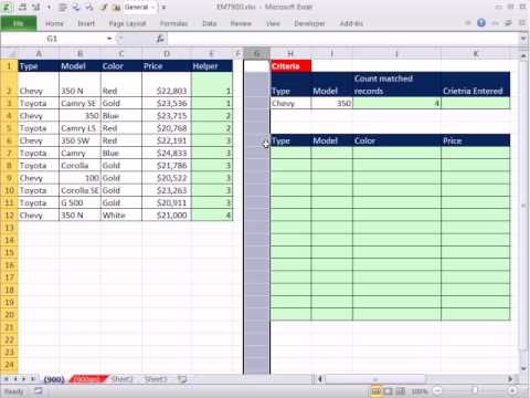 Excel Sihir Numarası 900: Filtre Hemen Filtre Sonuçları Oluşturmak İçin Formül İle Simülasyonu Resim 1