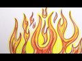 Nasıl Çizmek İçin Alevler - Grafiti Çizim Dersi - Mat Ateş Resim 4