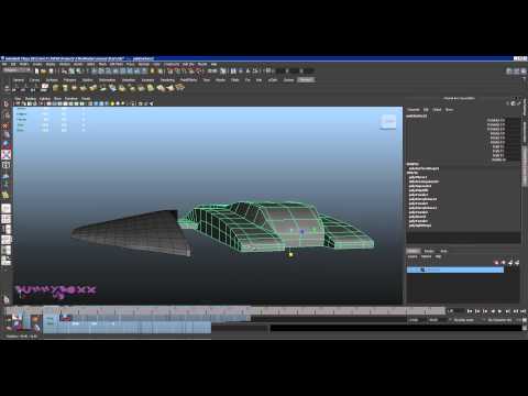 Autodesk Maya Sert Yüzey Modelleme Bölüm 4