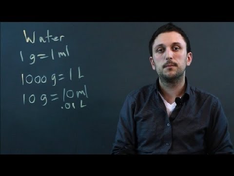 Nasıl Kilo İçin Sıvı Ölçüm Dönüştürmek İçin: Matematik Dönüşümleri